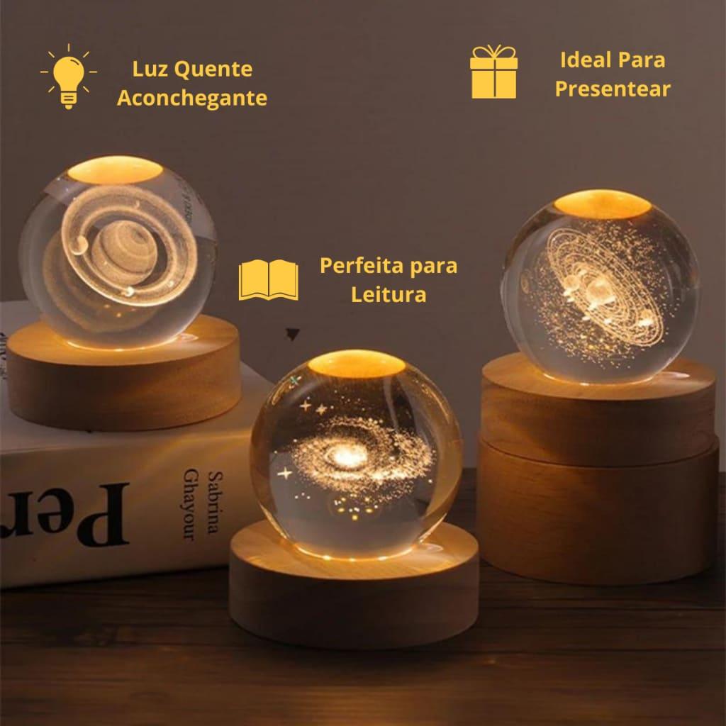 Luminária Espacial 3D: Ilumine seu espaço com a Magia Espacial
