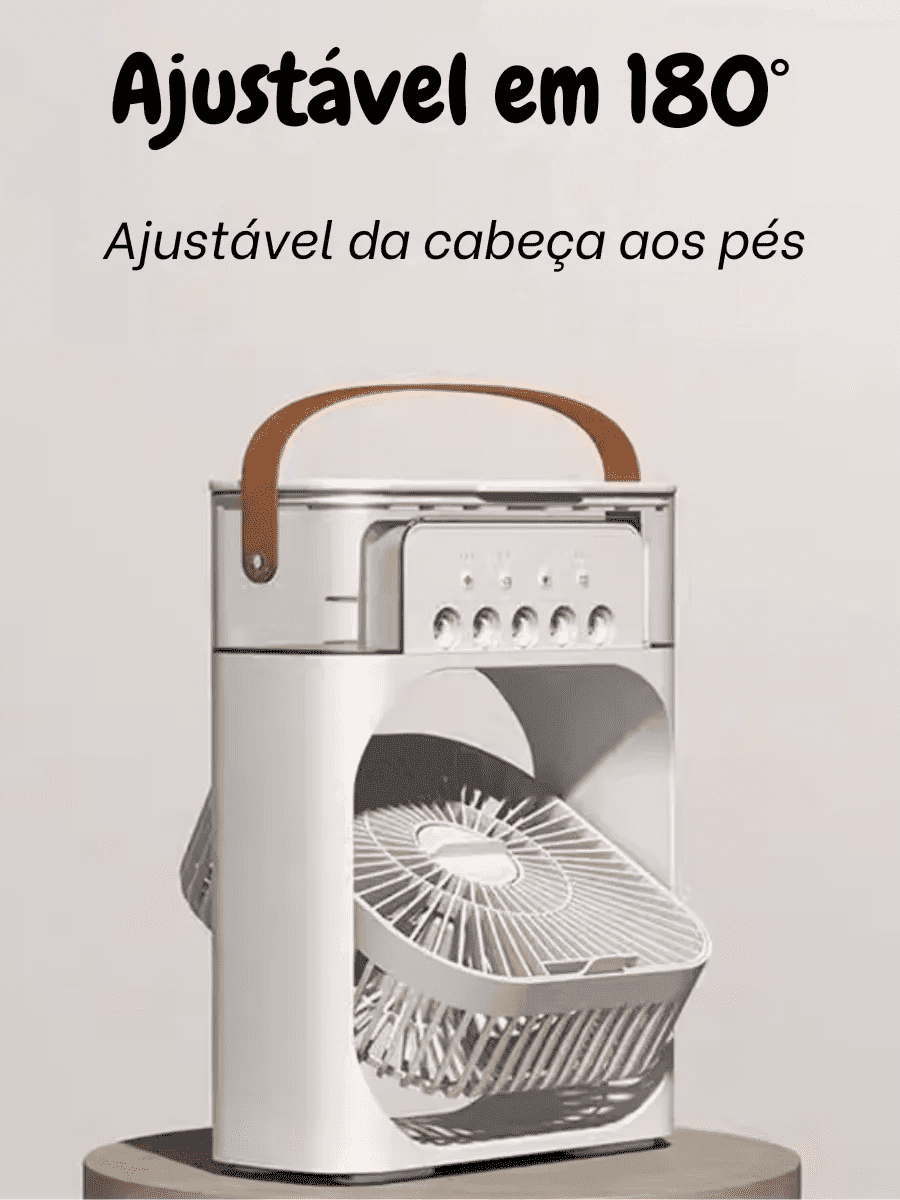 Economize dinheiro com este Ventilador e Umidificador de Ar Portátil - FRESHPLUS
