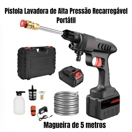 Lavajato portátil de alta pressão para carros