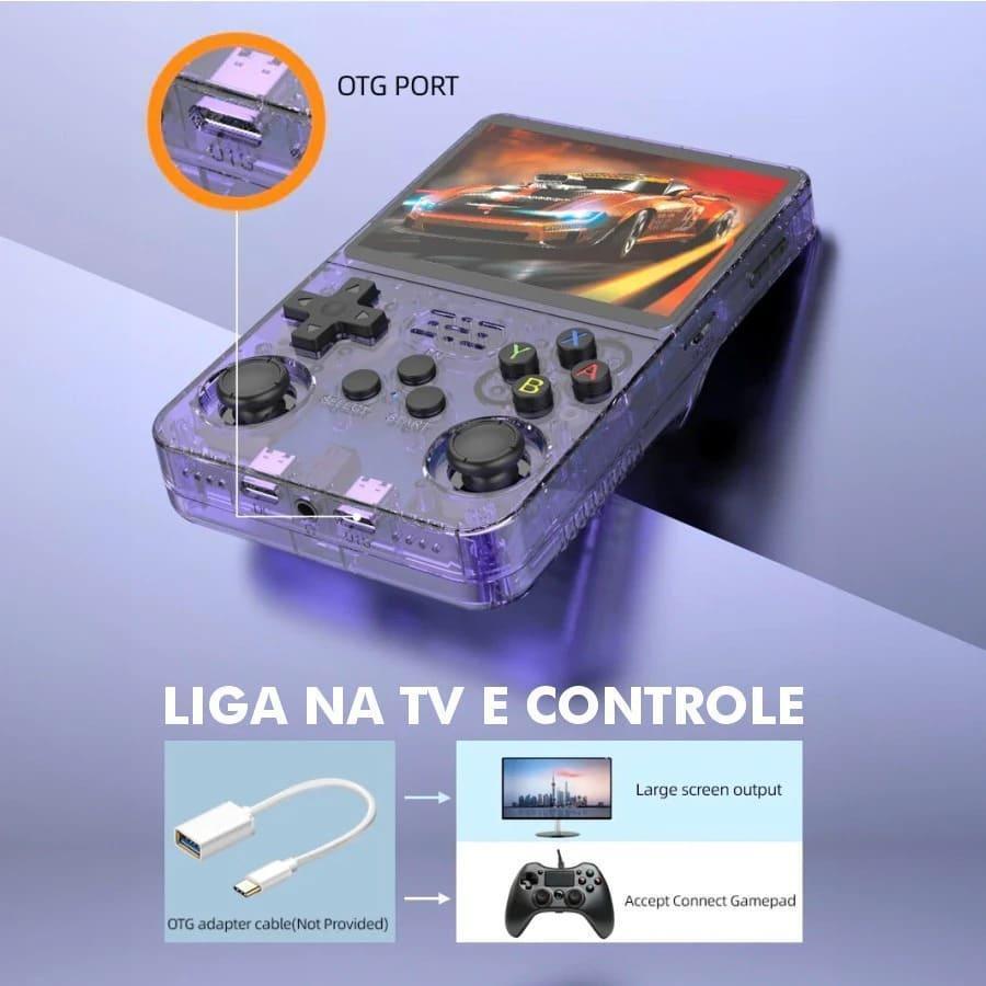 Vídeo Game Portátil Retrô - Handheld R36S