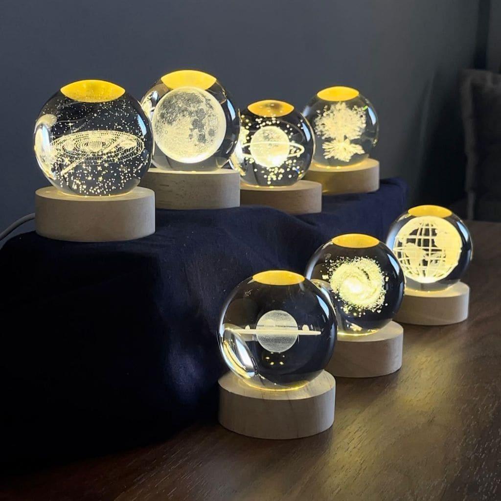 Luminária Espacial 3D: Ilumine seu espaço com a Magia Espacial