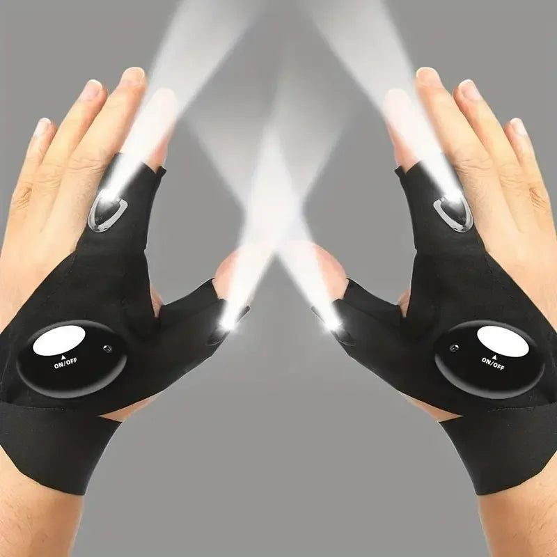 Luvas de Iluminação LED Premium - VisionLight