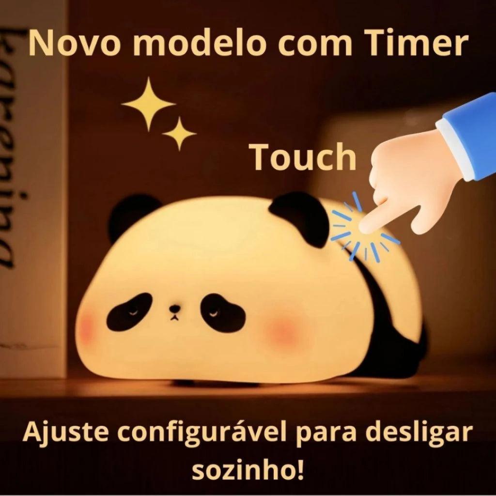Luminária de Panda com controle por toque