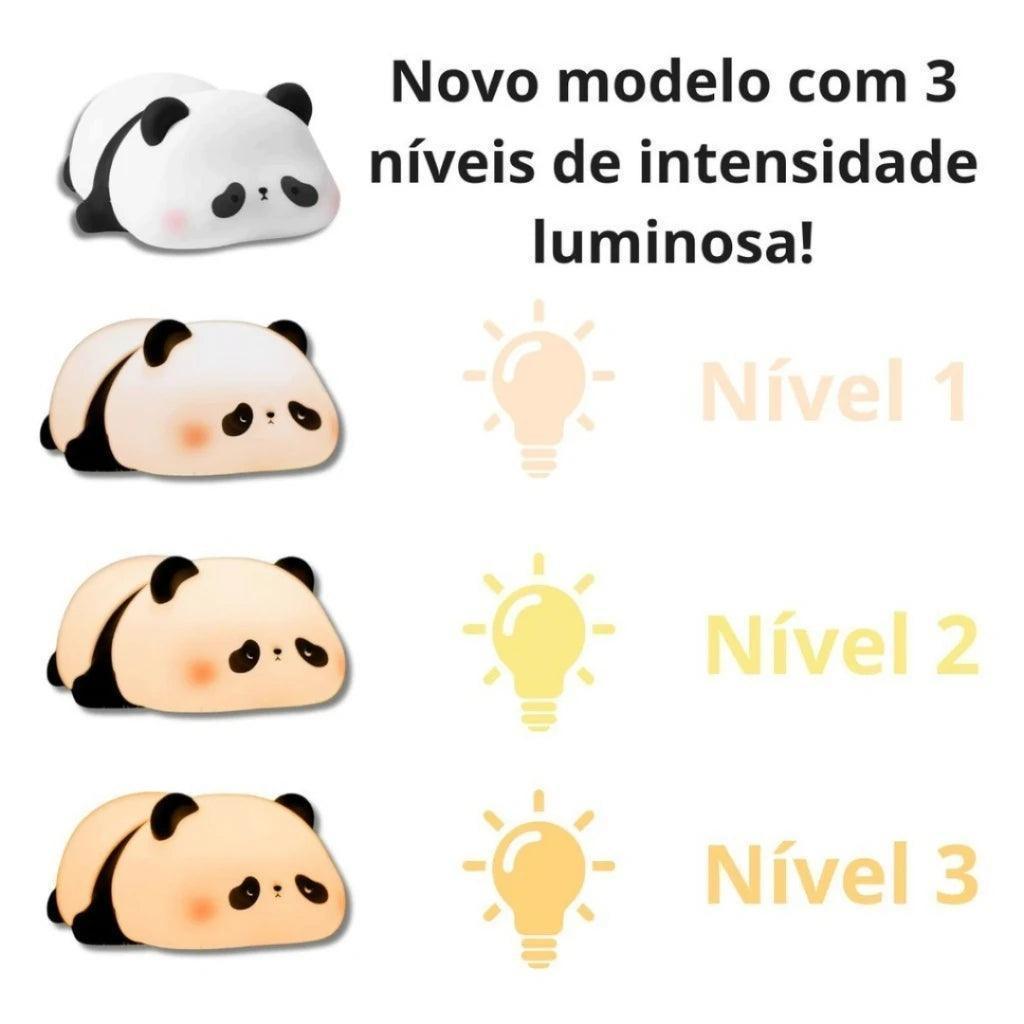 Luminária de Panda com controle por toque