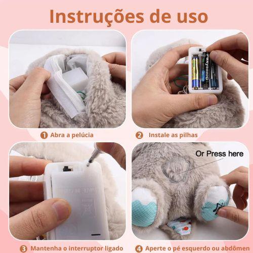 Stitch de Pelúcia com Sistema respiratório - Sleep Companion