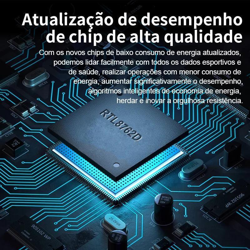 Smart Watch Modelo Militar Masculino