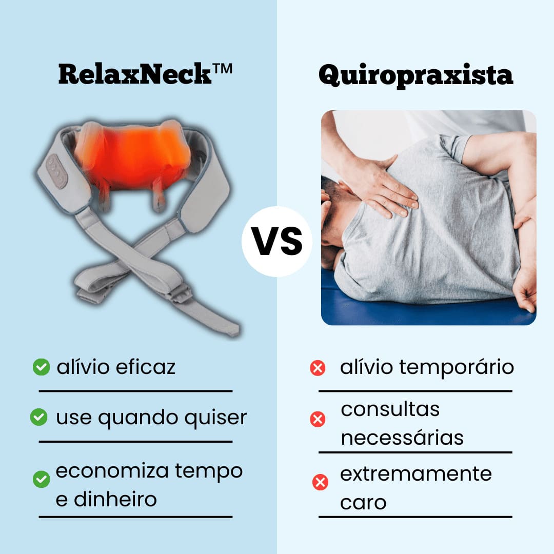 Massageador de Pescoço RelaxNeck™ – Alívio Inteligente
