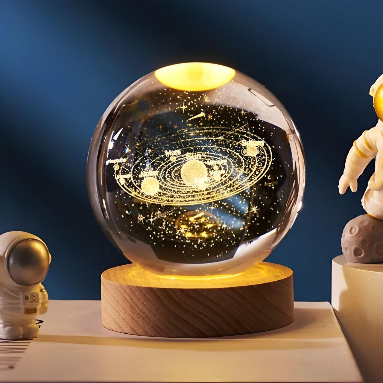Luminária Espacial 3D: Ilumine seu espaço com a Magia Espacial