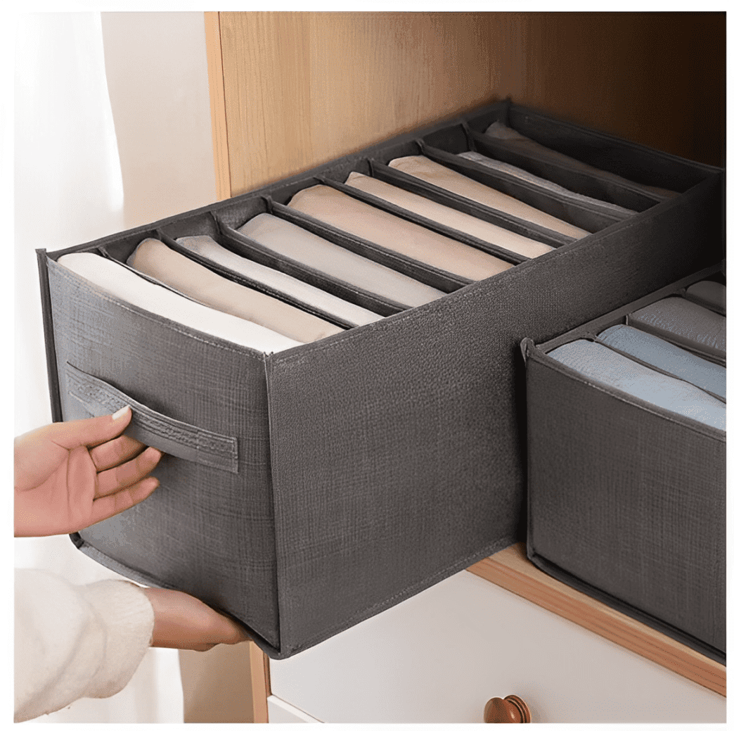 Caixa organizadora de roupa
