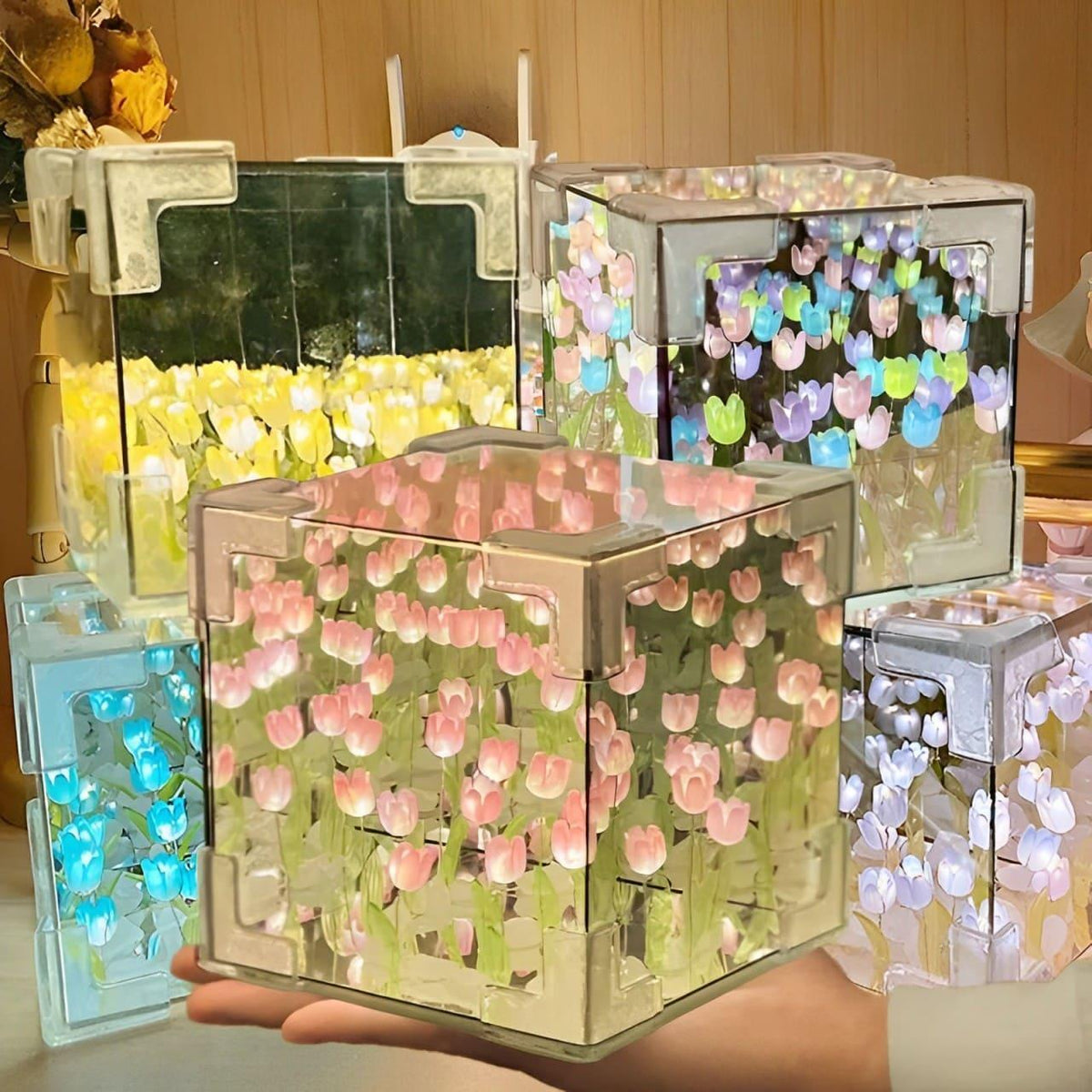 Presenteie quem você ama com esta Luminária de Tulipas infinitas
