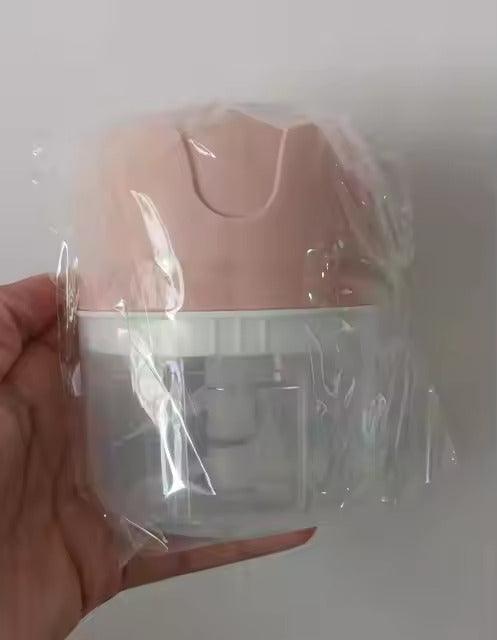 Mini processador elétrico de alimentos com 3 lâminas de aço inox