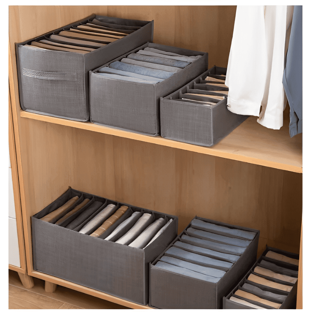 Caixa organizadora de roupa