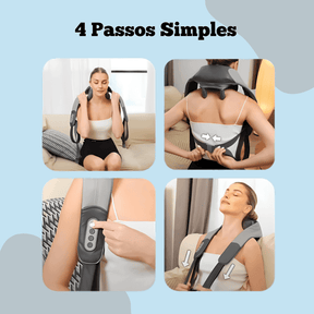 Massageador de Pescoço RelaxNeck™ – Alívio Inteligente