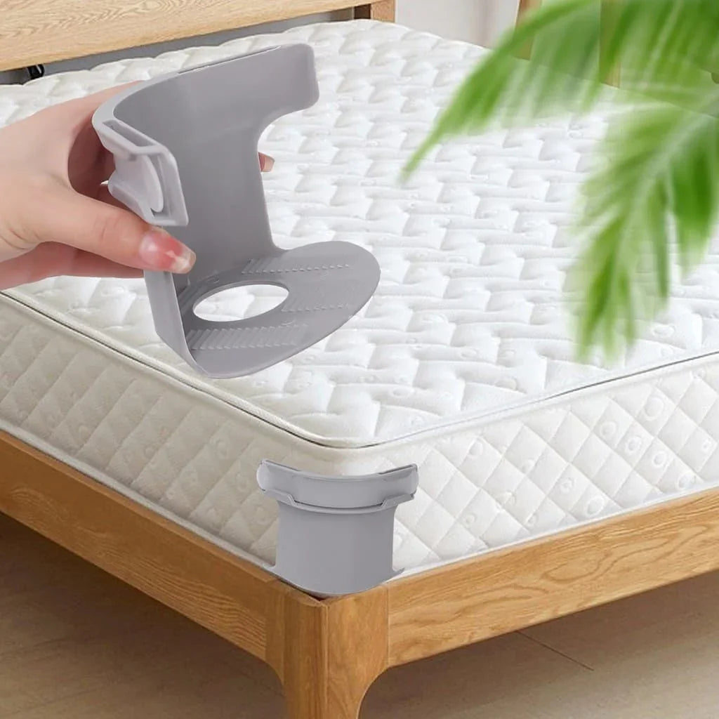 Fixador de Lençol para Cama (Kit 04 Unidades) + FRETE GRÁTIS