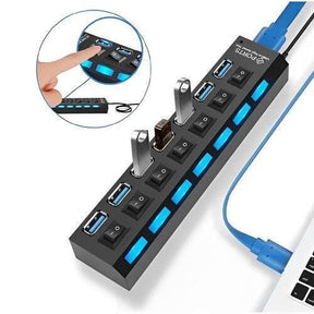 Régua USB com 07 portas