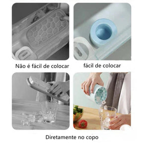 Forma de gelo em silicone - CoolMold