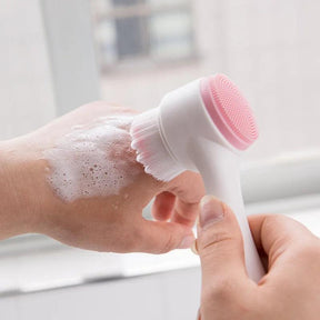 Escova Limpeza Facial 2 Em 1 para Limpeza e Esfoliação Profunda da Pele