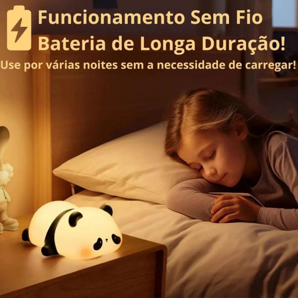 Luminária de Panda com controle por toque