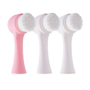 Escova Limpeza Facial 2 Em 1 para Limpeza e Esfoliação Profunda da Pele