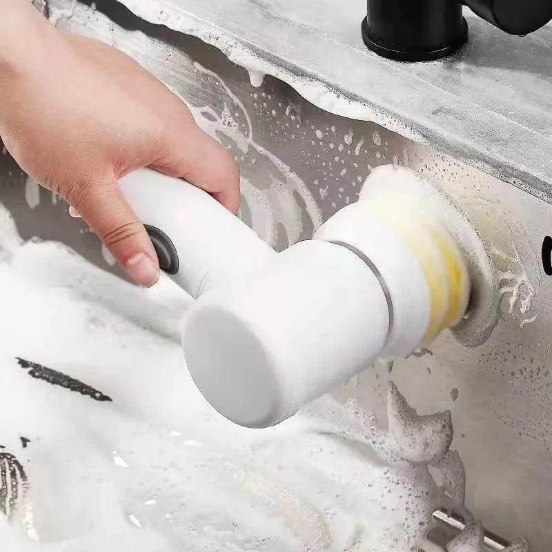 Escova elétrica de limpeza para cozinha
