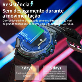 Smart Watch Modelo Militar Masculino