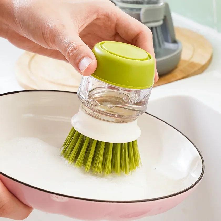 Escova de Cozinha com Dispenser