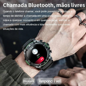 Smart Watch Modelo Militar Masculino